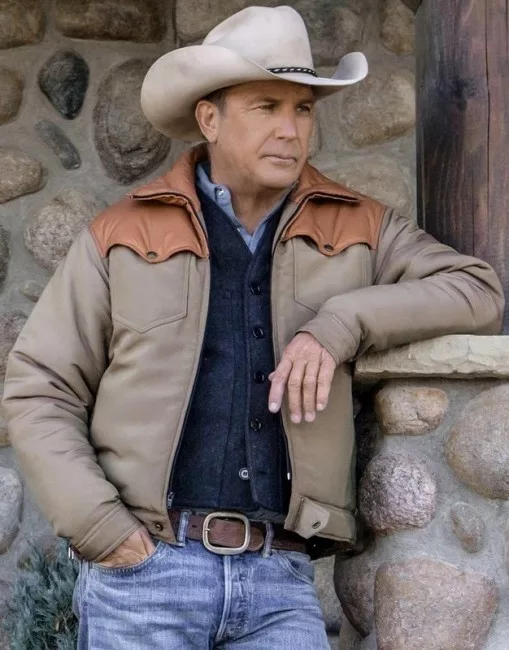 Yellowstone Kevin Costner (John Dutton) Leather Jacket