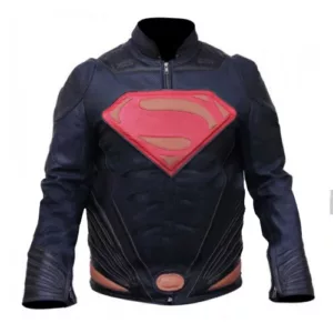Batman Vs Superman Dawn of Justice Henry Cavill Costume Leather Jacket