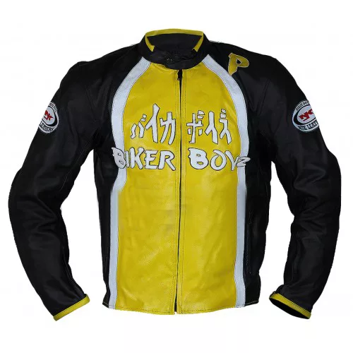 Derek Luke Biker Boyz Yellow Motorcycle Leather Jacket