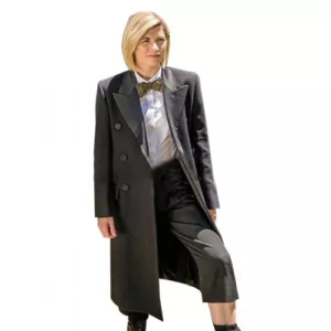 13th Doctor Jodie Whittaker Gray Wool Coat