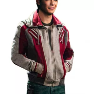 Ryan Potter Beast Boy Titans Gar Logan Bomber Costume Wool Jacket