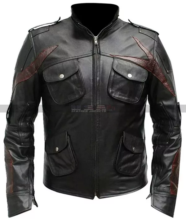 Prototype 2 Game Alex Mercer Cosplay James Heller Black Leather Jacket