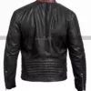 Men's Mass Effect 3 Costume Cosplay N7 Motorcycle Black Leather Jacket