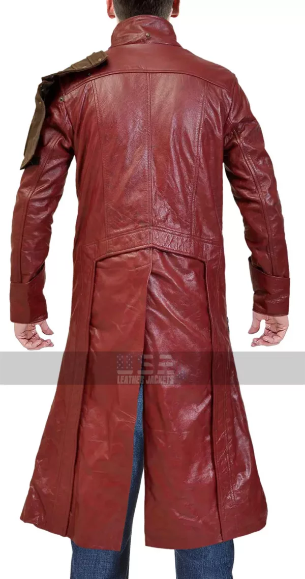 Star Lord Guardians Of The Galaxy Peter Quill Leather Trench Coat