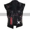 WWE Superstar Baron Corbin Motorcycle Black Leather Vest