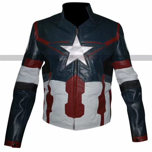 Steve Rogers Avengers Age Of Ultron Genuine Costume Jacket