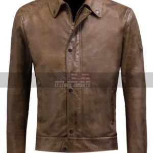 Avengers Age of Ultron Chris Evans Classic Blouson Leather Jacket