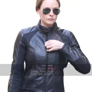 Mission Impossible 6 Fallout (Ilsa Faust) Rebecca Ferguson Biker Leather Jacket