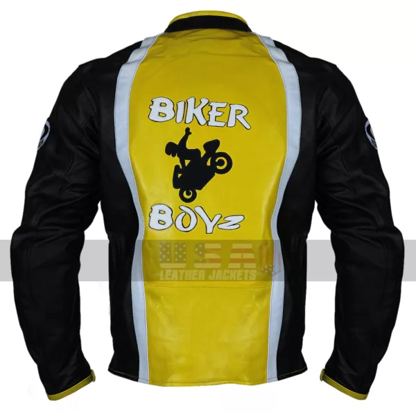 Derek Luke Biker Boyz Yellow Motorcycle Leather Jacket 