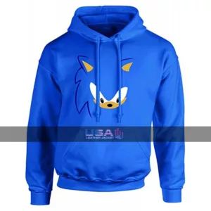 Unisex Sonic The Hedgehog Cosplay Costume Hoodie 