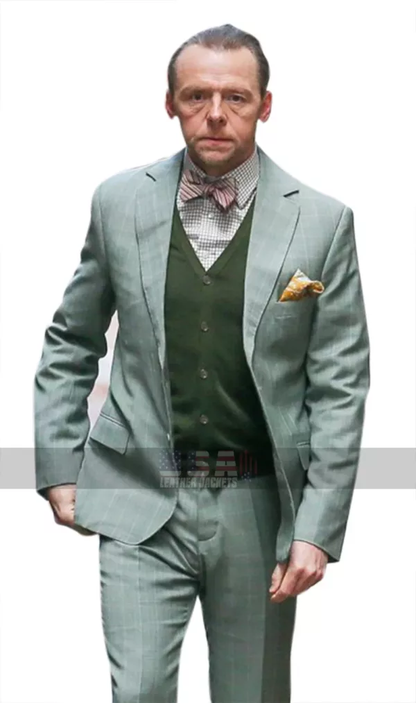Simon Pegg Mission Impossible 6 Fallout Benji Dunn Tuxedo Suit