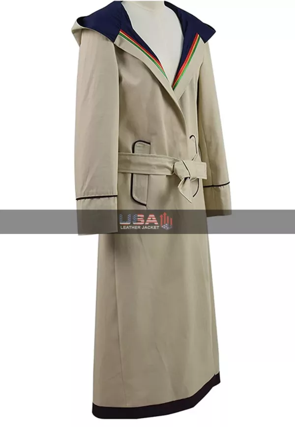 Womens 13th Doctor Jodie Whittaker Trench Coat