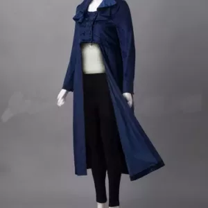 Pride and Prejudice and Zombies Elizabeth Bennet Costume Velvet Coat 